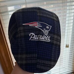 Patriots Checkered Cap - Navy and Charcoal